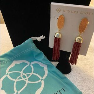 Kendra Scott beaded tassel earrings